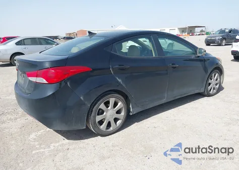 2013 Hyundai Elantra Limited from USA, damaged, VIN KMHDH4AE7DU605526